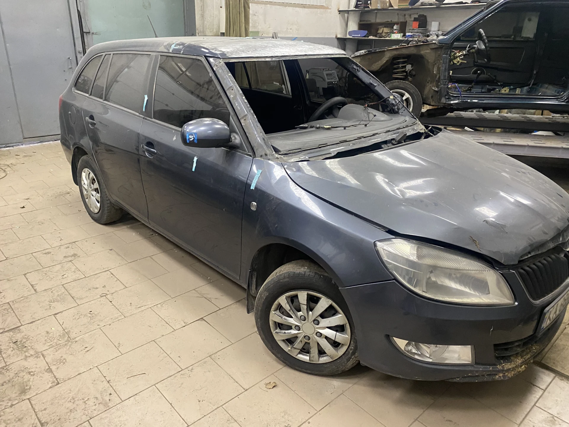 Рихтовка крыши Skoda Fabia в Днепре — Ракурс №5